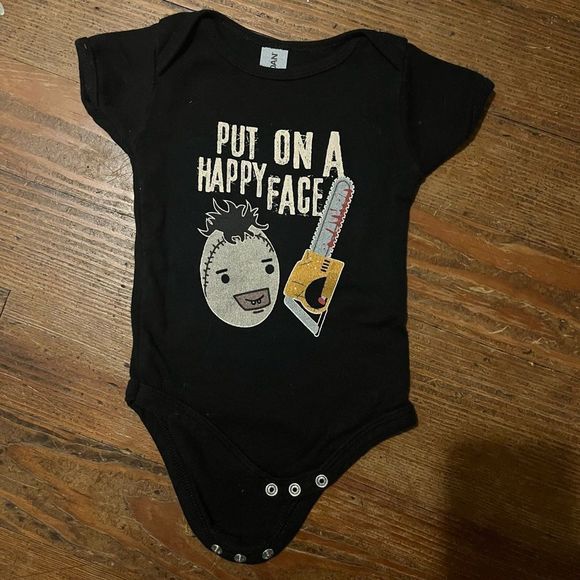 Leatherface onesie 3-6 months - Picture 1 of 1